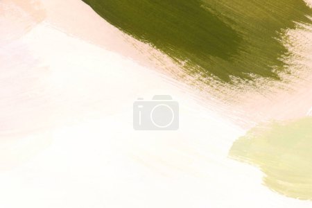 Photo for Hand painted minimalist art. Stylish background with colourful saturated brush strokes texture. Abstract elegant painting with copy space. Modern backdrop for card, poster, invitation, save the date. - Royalty Free Image