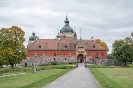 Photo for View of famous Swedish 16 th century Gripsholm castle located in Mariefred Sodermanland Sweden. - Royalty Free Image