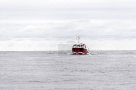 Foto de Pleasant Bay Marina pesca pueblo barco tours avistamiento de ballenas Cape Breton Island Cabot Trail Nova Scotia Highlands Canadá. - Imagen libre de derechos