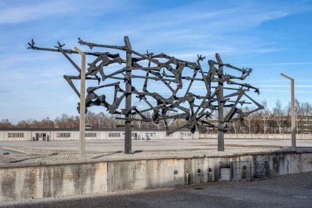 Foto de Edificios del campo de concentración de Dachau en Alemania. - Imagen libre de derechos