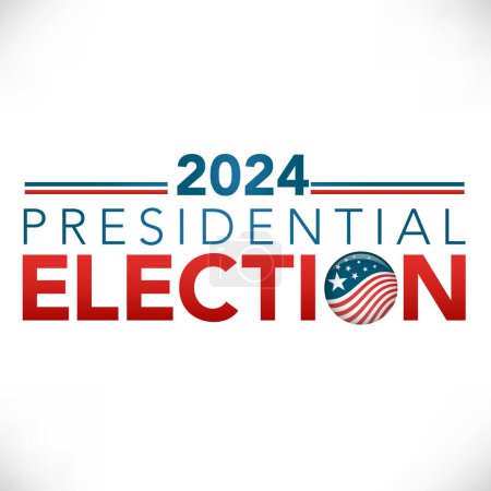 Voting 2024 Icon - Vote, Government, and Patriotic Symbolism and Colors