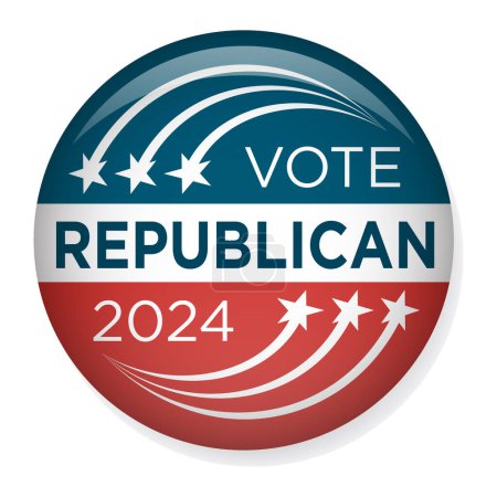 Wahlsymbole 2024 - Abstimmung, Regierung und patriotische Symbolik und Farben