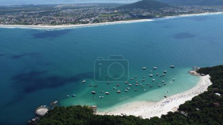Aerial Images of Campeche Island in Florianpolis