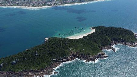 Luftbilder der Insel Campeche in Florianpolis