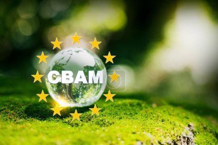 Téléchargez les photos : Le premier système de tarification du carbone, le mécanisme d'ajustement des frontières du carbone de l'UE (CBAM)). - en image libre de droit