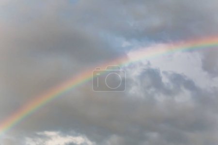 Photo for Sky and rainbow for background - Royalty Free Image
