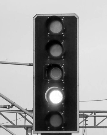 railway network signaling system and lights