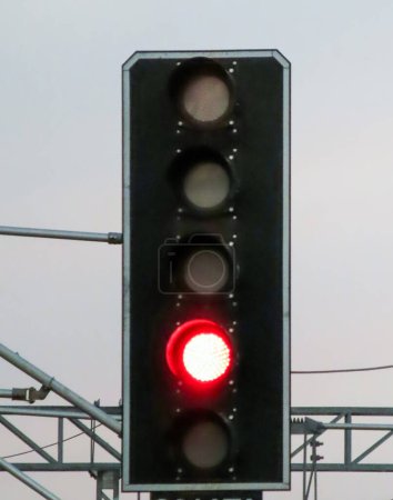 railway network signaling system and lights