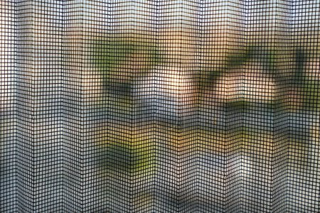 Foto de Mosquito nets for door and window, - Imagen libre de derechos