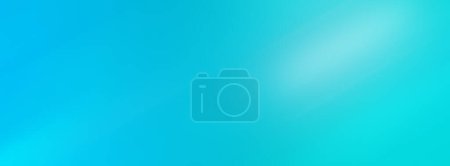 Photo for Long banner. Soft blue gradient background. Various abstract spots. Template for your business project and advertising of cosmetic products - Royalty Free Image
