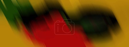Photo for Abstract black, red, yellow, green color banner. Black History Month color background with copy space for text - Royalty Free Image