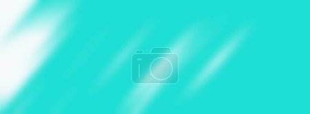 Banner. Soft turquoise white gradient background. Delicate cosmetic background for promotional products. copy space. 