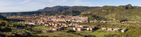 Photo for Homes and Apartments in Touristic Town. Bosa, Sardinia, Italy. Sunny Fall Season Day. Panorama - Royalty Free Image