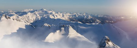 Photo for Canadian Mountain Landscape. Nature Background. Squamish, British Columbia, Canada. Aerial - Royalty Free Image