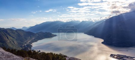 Photo for Rocky Cliffs and Trees on Canadian Mountain. Squamish, BC, Canada. - Royalty Free Image