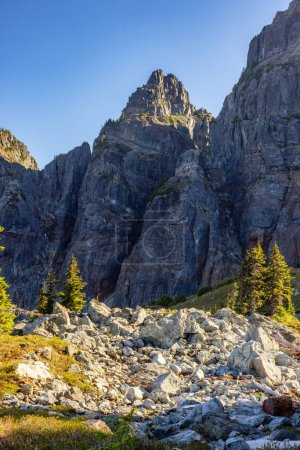 Téléchargez les photos : Rocky Mountain Landscape in Canadian Nature. Colombie-Britannique, Canada. - en image libre de droit
