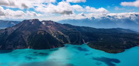 Canadian Nature Mountain Landscape Background. Garibaldi, British Columbia, Canada.