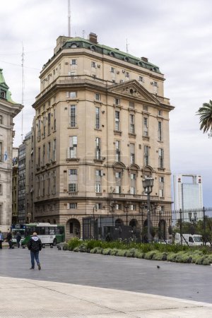 Téléchargez les photos : Belle vue sur le bâtiment historique de la Plaza de Mayo, centre de Buenos Aires, Argentine - en image libre de droit