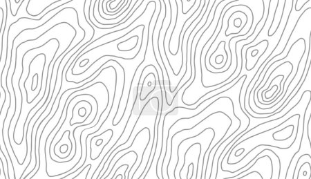 Illustration for Topographic map contour background. Topo map with elevation. Contour map vector. Geographic World Topography map grid abstract . - Royalty Free Image