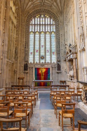 Photo for Canterbury, UK-May 20, 2023: Chapel of Our Lady of martyrdom and St Benedict inside of Canterbury Cathedral in Canterbury, Kent, United Kingdom - Royalty Free Image