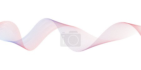 Ilustración de Fondo abstracto ondas lisas. fondo de rayas de colores - Imagen libre de derechos