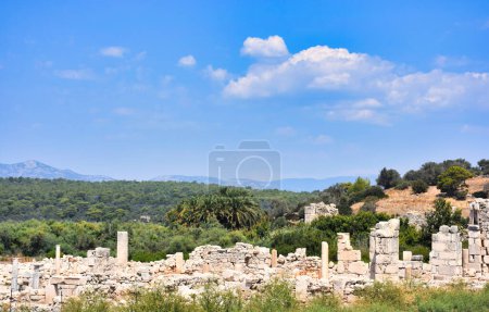 Photo for Patara Ruins, Lycia, Turkey. Patara, the capital of ancient Lydia, was a maritime and commercial city. Patara has beaches where the Mediterranean turtles Caretta-Caretta have laid their eggs. - Royalty Free Image