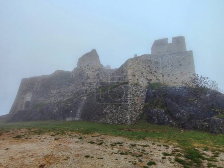 Photo for Remains of the Castello D'evoli in Castropignano in Molise - Royalty Free Image