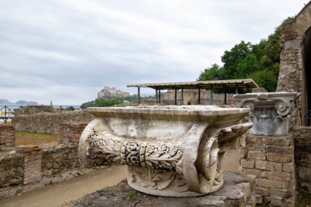 Photo for Bath of Baia archaeological park, Baia, Naples, Italy - Royalty Free Image