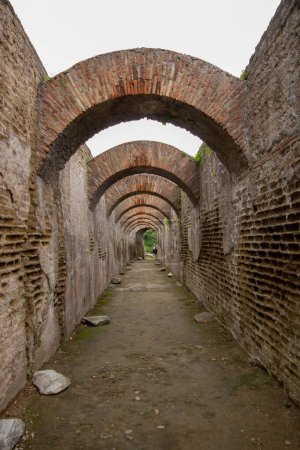 Photo for Bath of Baia archaeological park, Baia,  Campania, Naples, Italy - Royalty Free Image