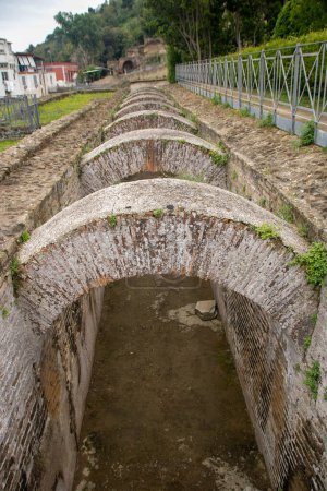 Photo for Baths of Baia archaeological park, Baia,  Campania, Naples, Italy - Royalty Free Image