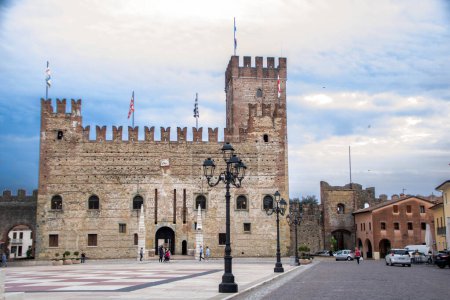 Foto de El castillo inferior de Marostica, Véneto, Itsly - Imagen libre de derechos