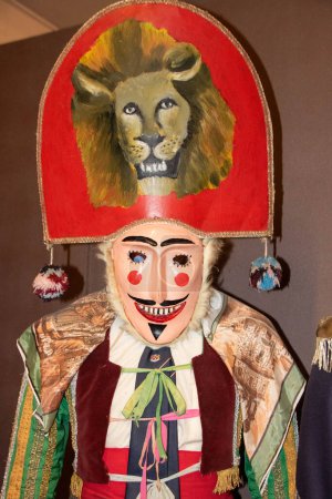 Foto de Máscara tradicional para el festival de entroido, el carnaval folclórico gallego - Imagen libre de derechos