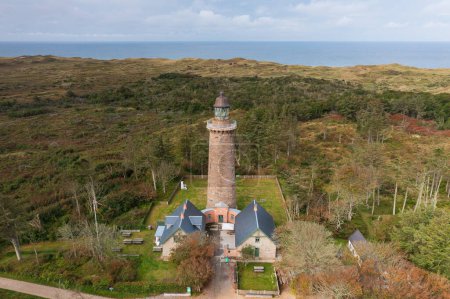 Téléchargez les photos : Le phare de Stenbjerg Danemark - en image libre de droit