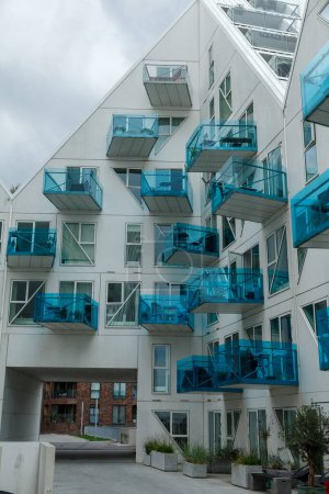 Téléchargez les photos : Architecture moderne dans la ville Arhus Danemark - en image libre de droit