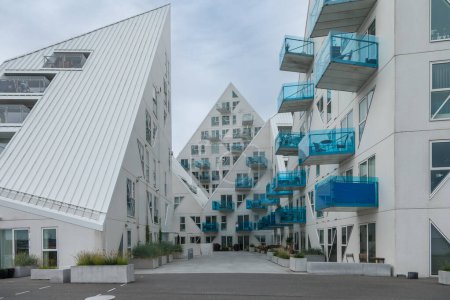 Foto de Arquitectura moderna en la ciudad de Arhus Dinamarca - Imagen libre de derechos