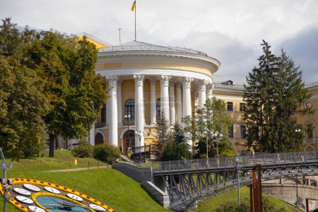 Foto de Septiembre 5, 2021 Ucrania Kiev ciudad centro arquitectura - Imagen libre de derechos