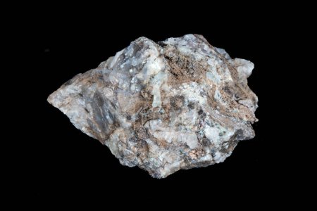 Mineralprobe aus der Purple Passion Mine, Wickenburg, Arizona. Aragonit, Calcit, Fluorit und Willemit enthaltend. 