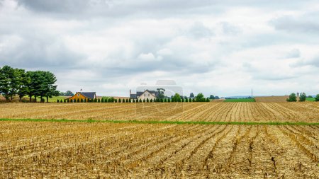Foto de Amish campo granja granero agricultura en Lancaster, PA - Imagen libre de derechos