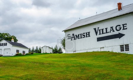 amish Land Bauernhof Scheune Feldwirtschaft in Lancaster, pa