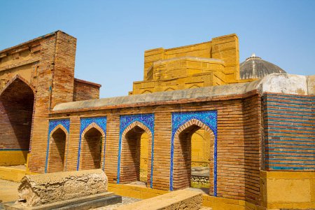 Necrópolis Makli en Sindh, Pakistán. Arquitectura funeraria monumental. 