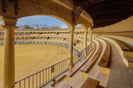 Bullfighting arena The Plaza de Toros in Ronda, Spain