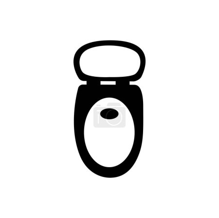 Ilustración de Icono de vector de asiento de inodoro occidental - Imagen libre de derechos