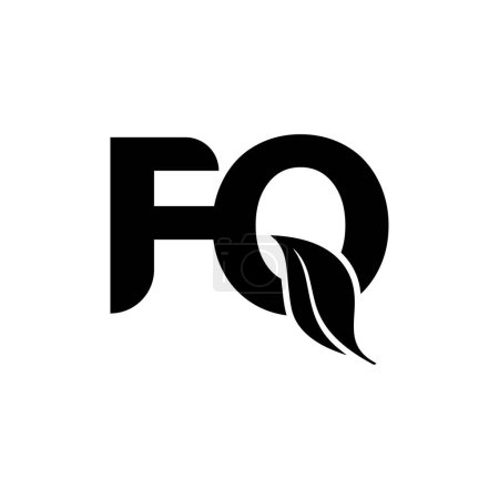 Téléchargez les illustrations : FQ marque initiale lettre monogramme. - en licence libre de droit