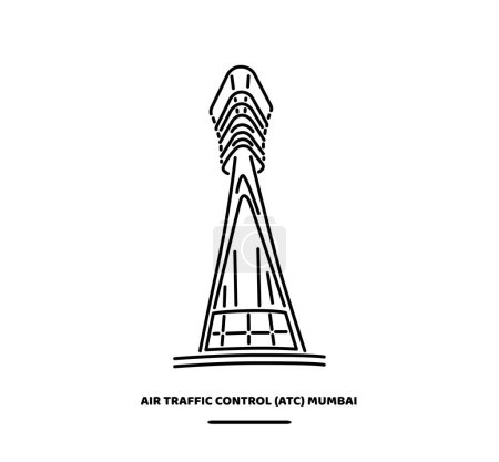 Ikone der Flugsicherung Mumbai Tower