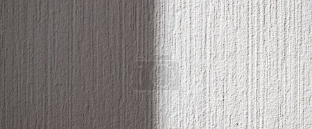 Photo for Light gray concrete background vertical relief with shadow in daylight. Banner. - Royalty Free Image