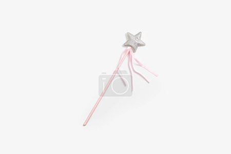 Photo for Magic wand on a white background. Top view, flat lay. - Royalty Free Image