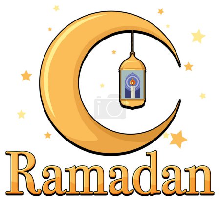 Téléchargez les illustrations : Affiche Ramadan Kareem Illustration design - en licence libre de droit
