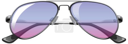 Ilustración de Elegantes gafas de aviador Vector ilustración - Imagen libre de derechos