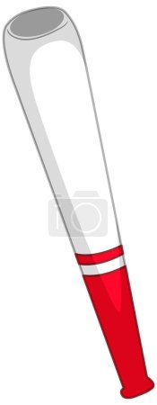 Illustration for Baseball Bat on White Background illustration - Royalty Free Image
