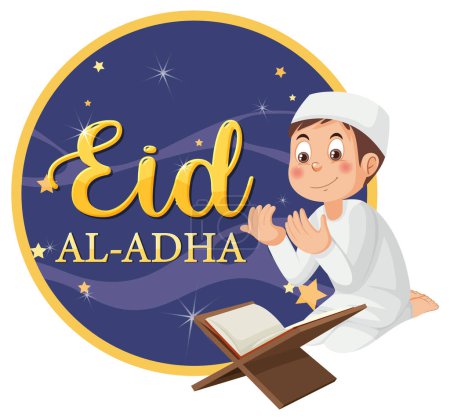 Téléchargez les illustrations : Illustration du design de la bannière Eid al-Adha - en licence libre de droit